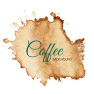Vector Coffee Stain Background