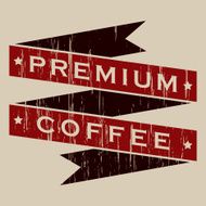 Vintage Premium Coffee Banner