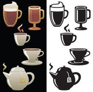 Hot Drinks icon set
