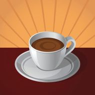 Coffee cup design elements N11