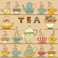 Cups and teapots
