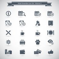 Hotel and Amenities Services Icons N5