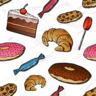 Sweet food set