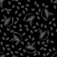 coffee black seamless
