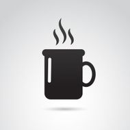 Mug icon isolated on white background