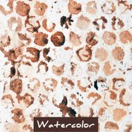 Brown abstract watercolor background