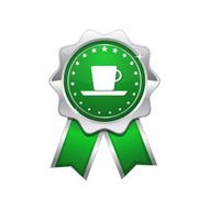 Mug Sign Green Vector Icon Design