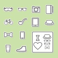 Hipster icon N2