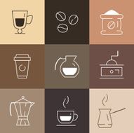 Coffee Icons - Illustration
