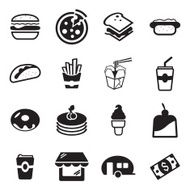 Fast Food Restaurant Icons