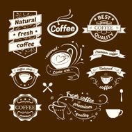 Coffee signs set N2