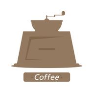coffee grinder vector design