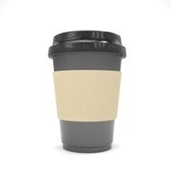 Coffee to go on white N5