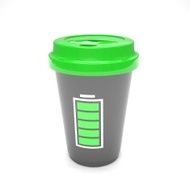 Coffee to go on white N9