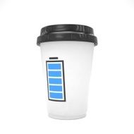 Coffee to go on white N12