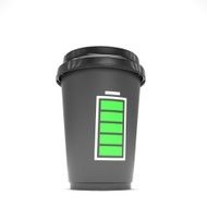 Coffee to go on white N13