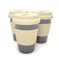 Three paper coffee cups N14
