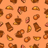 Coffee Seamless Pattern N6