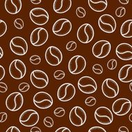 Seamless pattern coffee handmade Doodle coffee Sketch N2