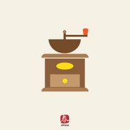 Coffee mill icon
