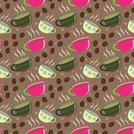 CUPS COFFEE PATTERN