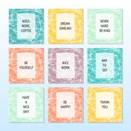 Set of Vector Brochure Flyer Design Layout Templates