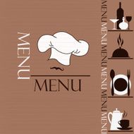 Sample menu for restaurant and cafe N2