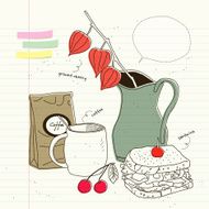 still life with lunch