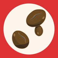 coffee bean theme elements N2