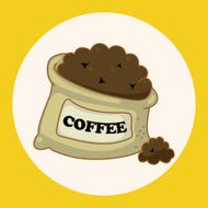 coffee bean theme elements N3