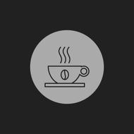 icon of coffee cup N17