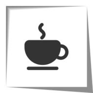coffee paper cut out