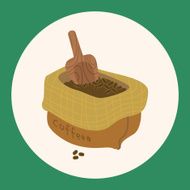 coffee bean theme elements N4