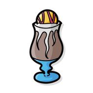 ice coffee color doodle N2