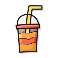 ice coffee color doodle N4