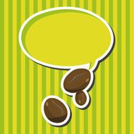 coffee bean theme elements N10