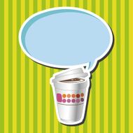 takeaway coffee theme elements vector eps N2