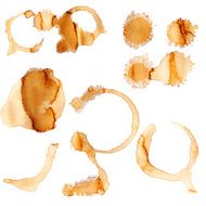 Coffee stain circles Vector N4
