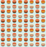 Coffee seamless pattern Stylized coffee beans motif abstract background N2
