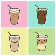 Iced coffee icon
