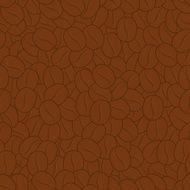 Seamless coffee beans background N2