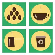 Set of coffee icons N2