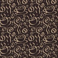 Seamless Coffee Background N4