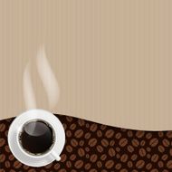 Abstract coffee background vector illustration N3