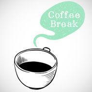 Coffee break illustration N2