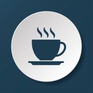 coffee cup icon vector illustration N6