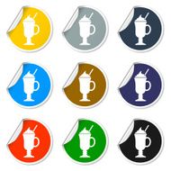 coffee cup icon vector illustration N14