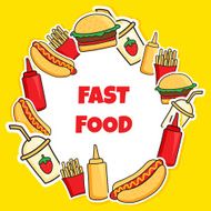 fast food wreath