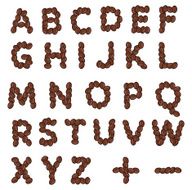 Coffee letter alphabet N5