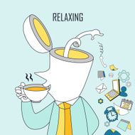 relaxing concept